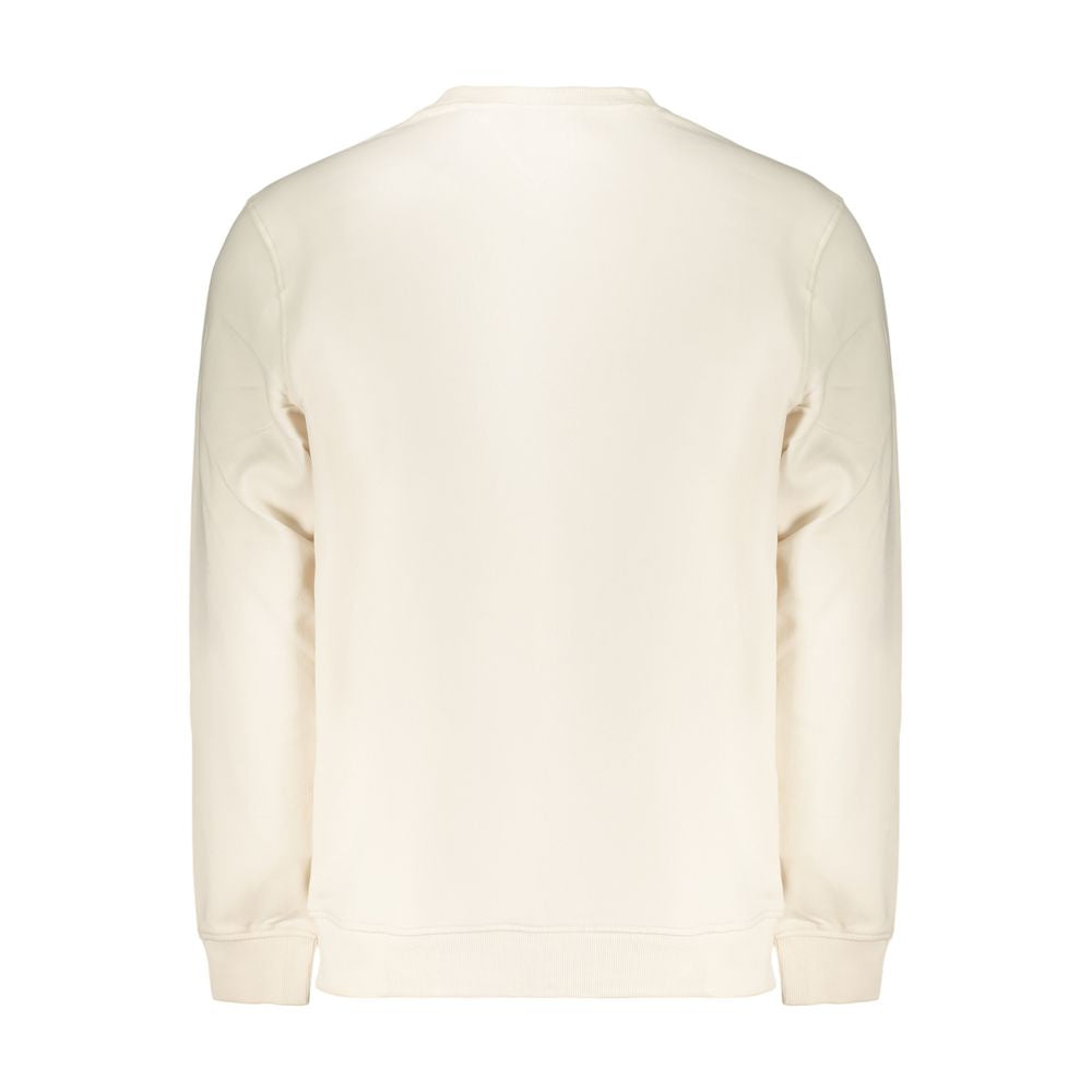 Tommy Hilfiger White Cotton Men's Sweatshirt Tommy Hilfiger
