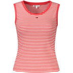 Tommy Hilfiger Red Cotton Women's Tank Top Tommy Hilfiger
