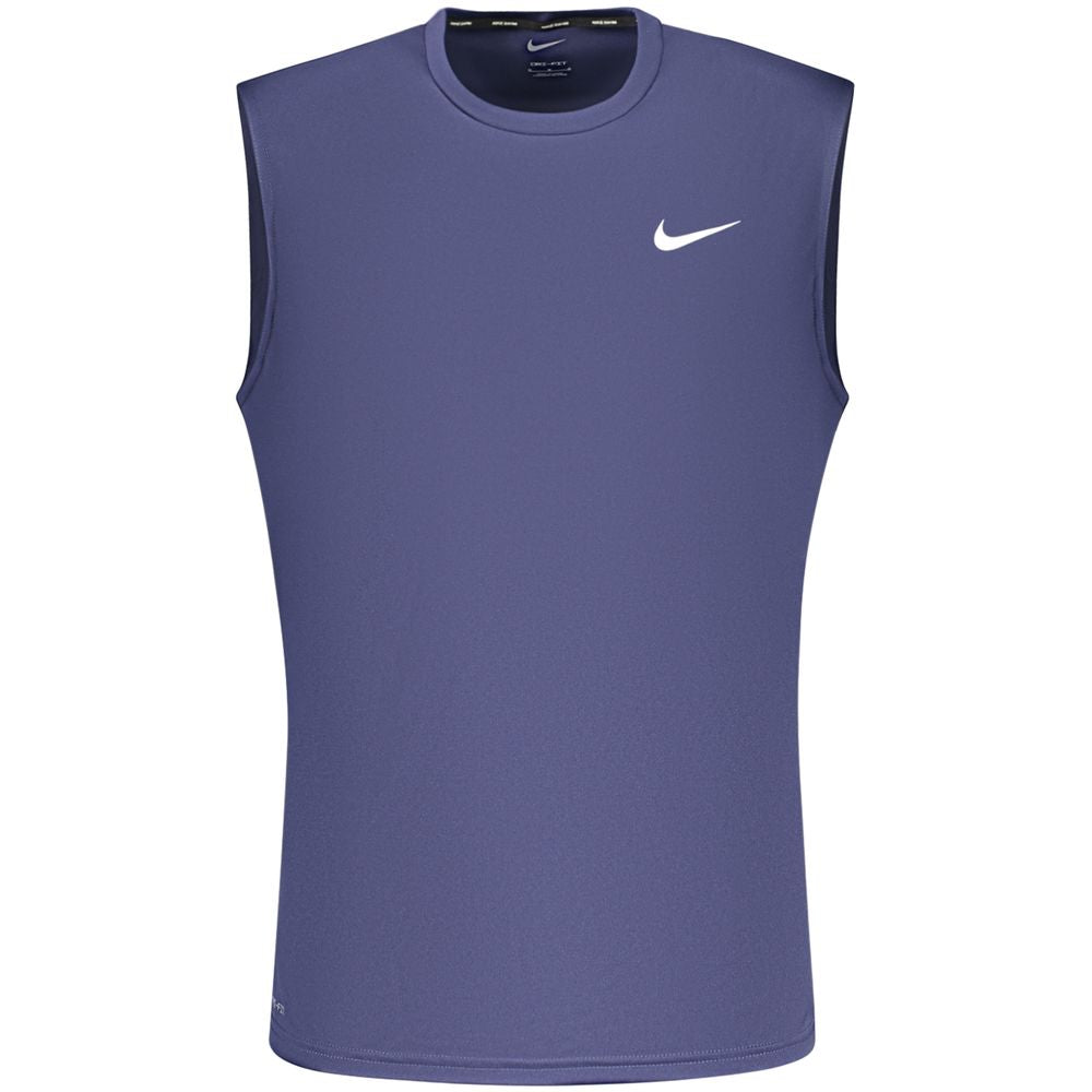 Nike Blue Polyester Men's Tank Nike