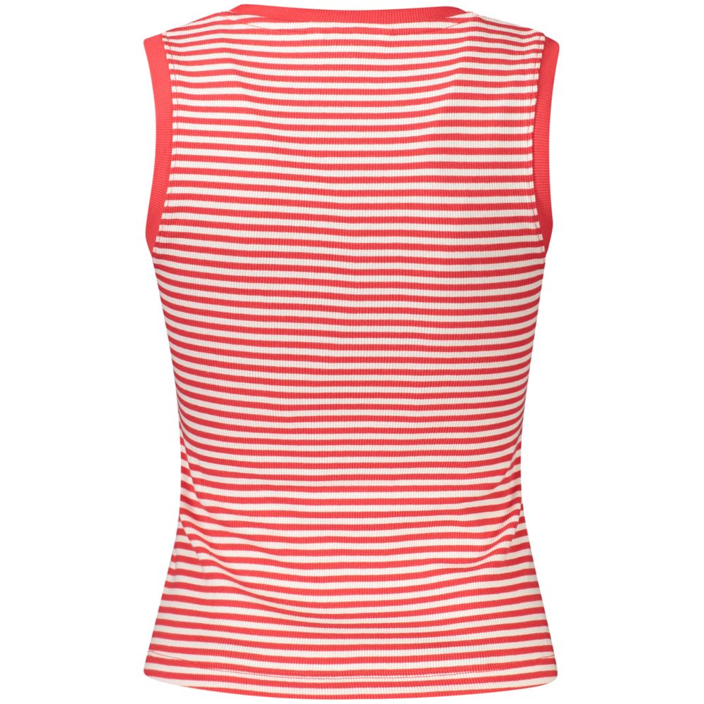 Tommy Hilfiger Red Cotton Women's Tank Top Tommy Hilfiger