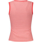 Tommy Hilfiger Red Cotton Women's Tank Top Tommy Hilfiger