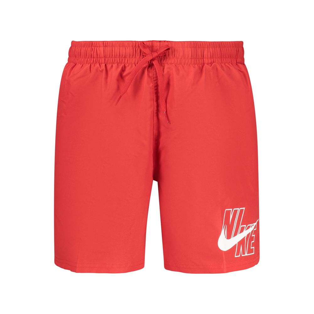 Nike Red Polyester Men's Swimwear Nike