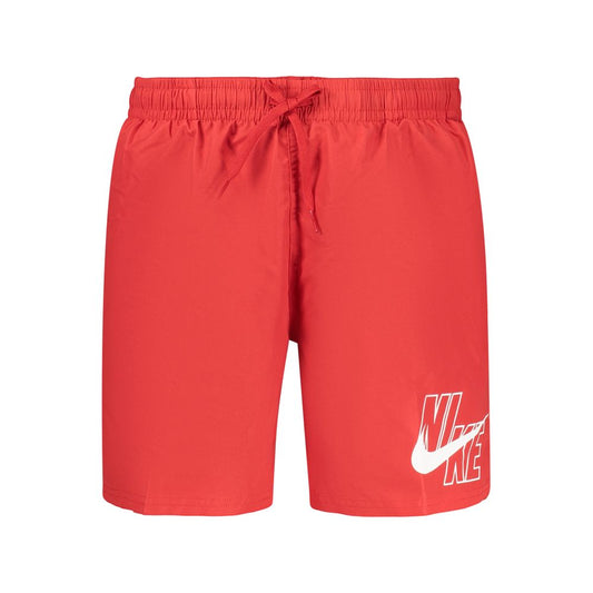 Nike Red Polyester Men's Swimwear Nike
