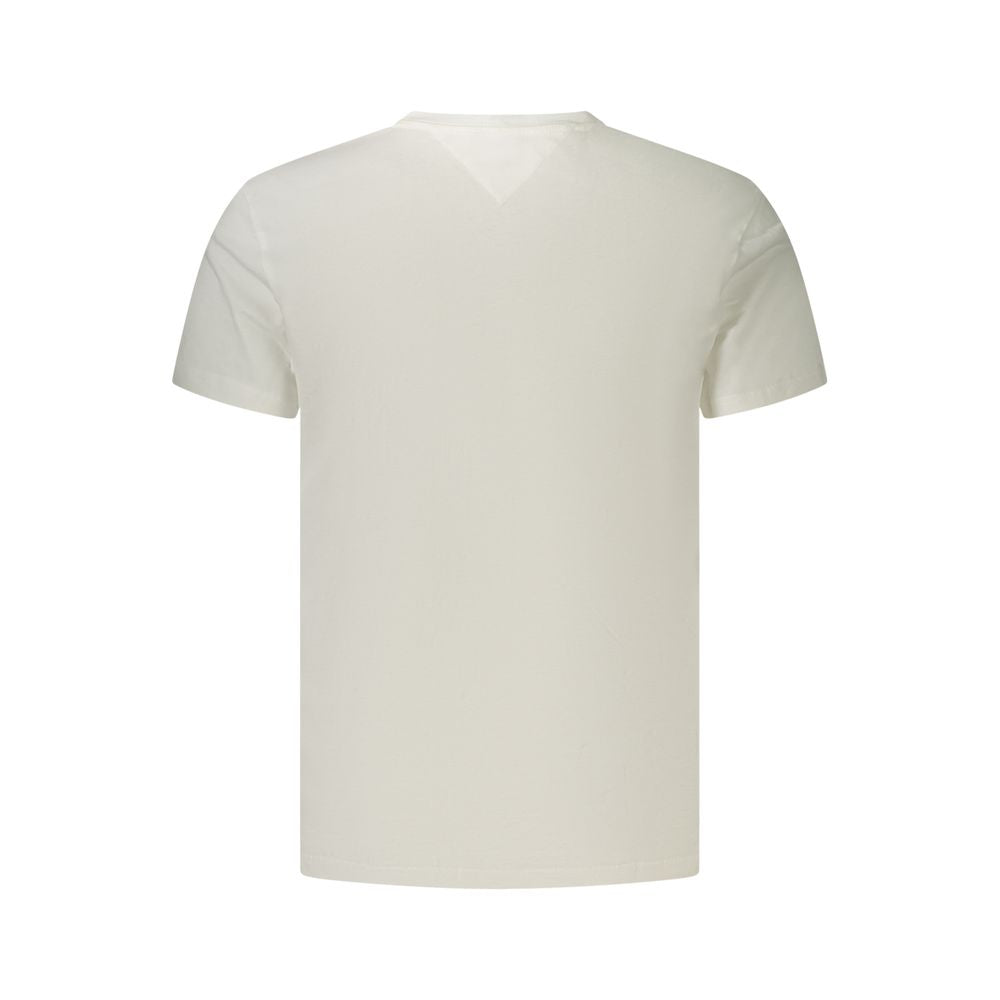 Tommy Hilfiger Bianco Cotton Men's T-Shirt Tommy Hilfiger