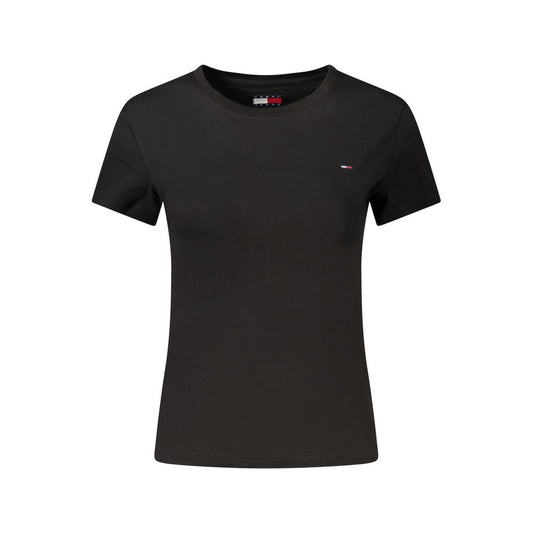 Tommy Hilfiger Black Cotton Women's T-Shirt Tommy Hilfiger