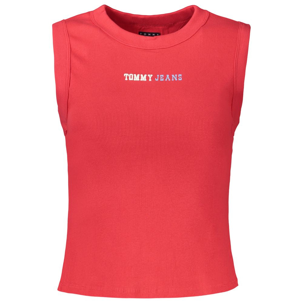 Tommy Hilfiger Red Cotton Women's Tank Tommy Hilfiger