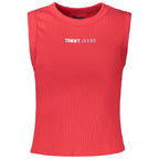 Tommy Hilfiger Red Cotton Women's Tank Tommy Hilfiger