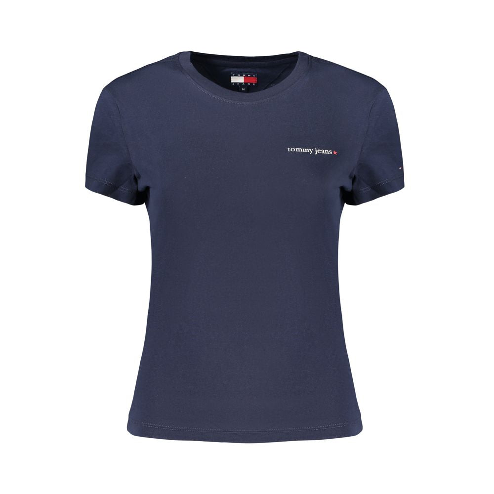 Tommy Hilfiger Blue Cotton Women T-Shirt Tommy Hilfiger