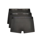 Calvin Klein Black Cotton Menswear Short Calvin Klein