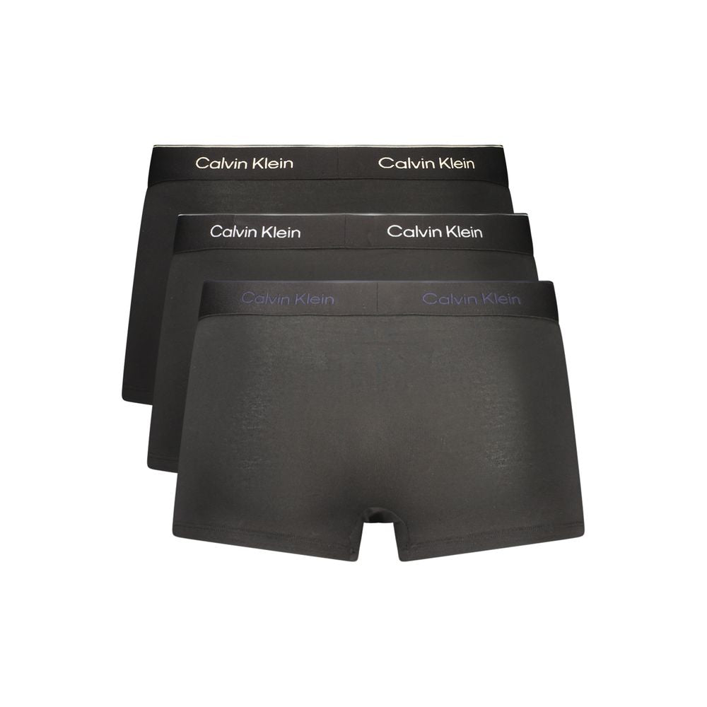 Calvin Klein Black Cotton Menswear Short Calvin Klein