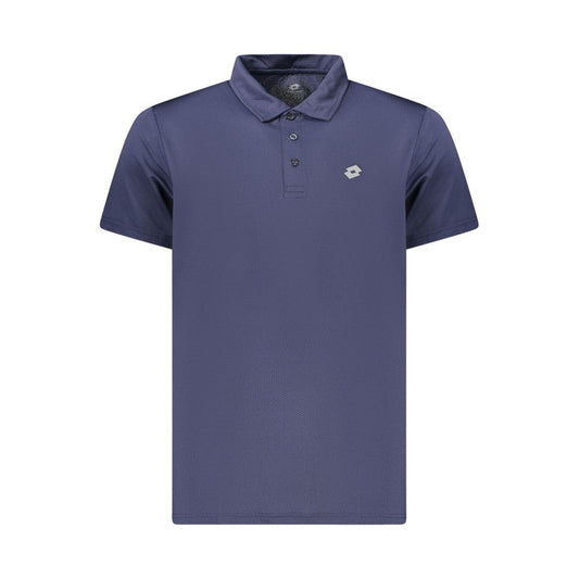 Lotto Blue Polyester Men's Polo Shirt Lotto