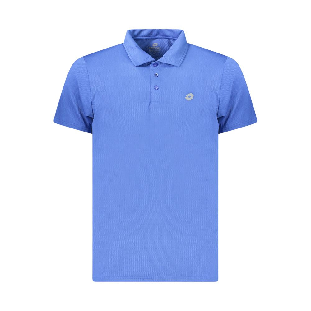 Lotto Blue Polyester Men's Polo Shirt Lotto
