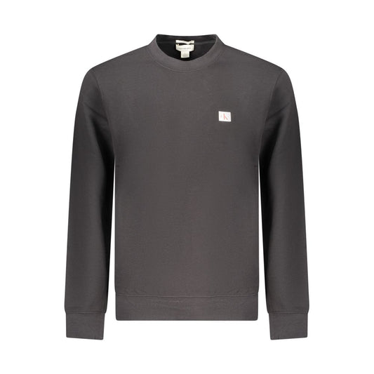 Calvin Klein Black Cotton Men's Sweatshirt Calvin Klein