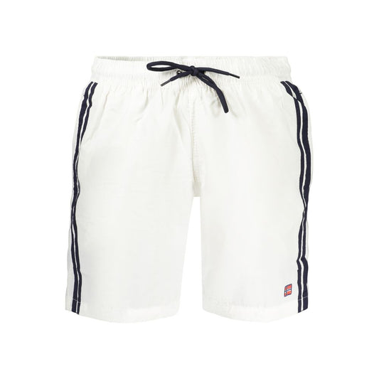 Norway 1963 Bianco Polyamide Men's Swimwear Norway 1963