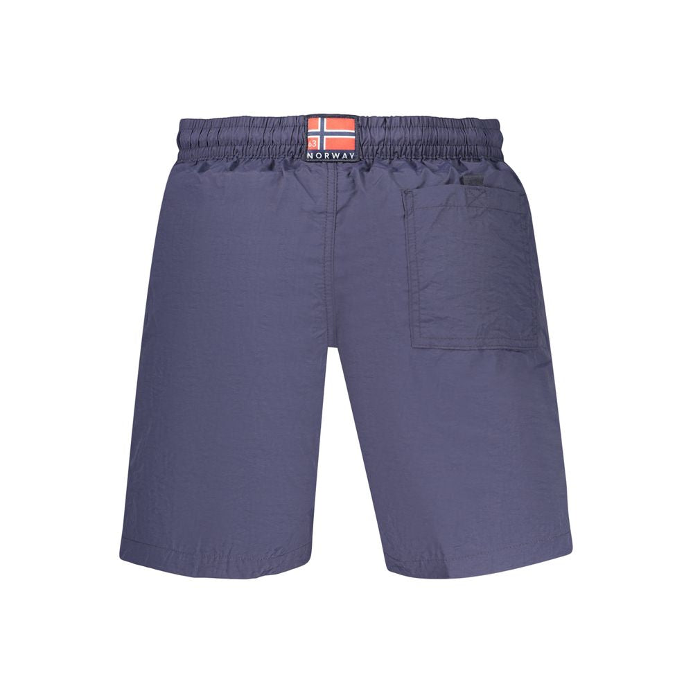 Norway 1963 Blue Polyamide Men's Swimwear Norway 1963