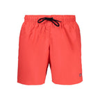 Norway 1963 Red Polyamide Men's Swim Boxer Norway 1963
