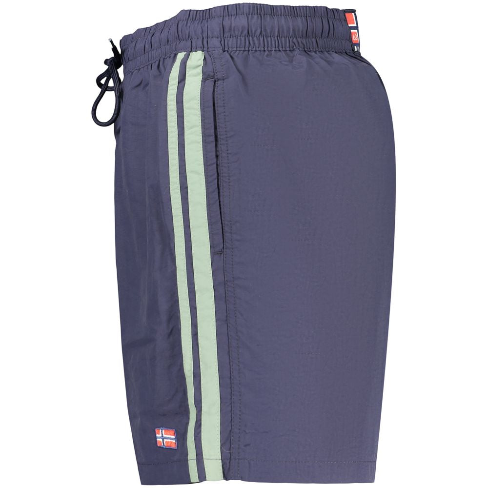 Norway 1963 Blu Poliammide Men's Boxer Norway 1963