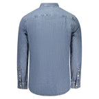 Calvin Klein Blue Cotton Men's Shirt Calvin Klein