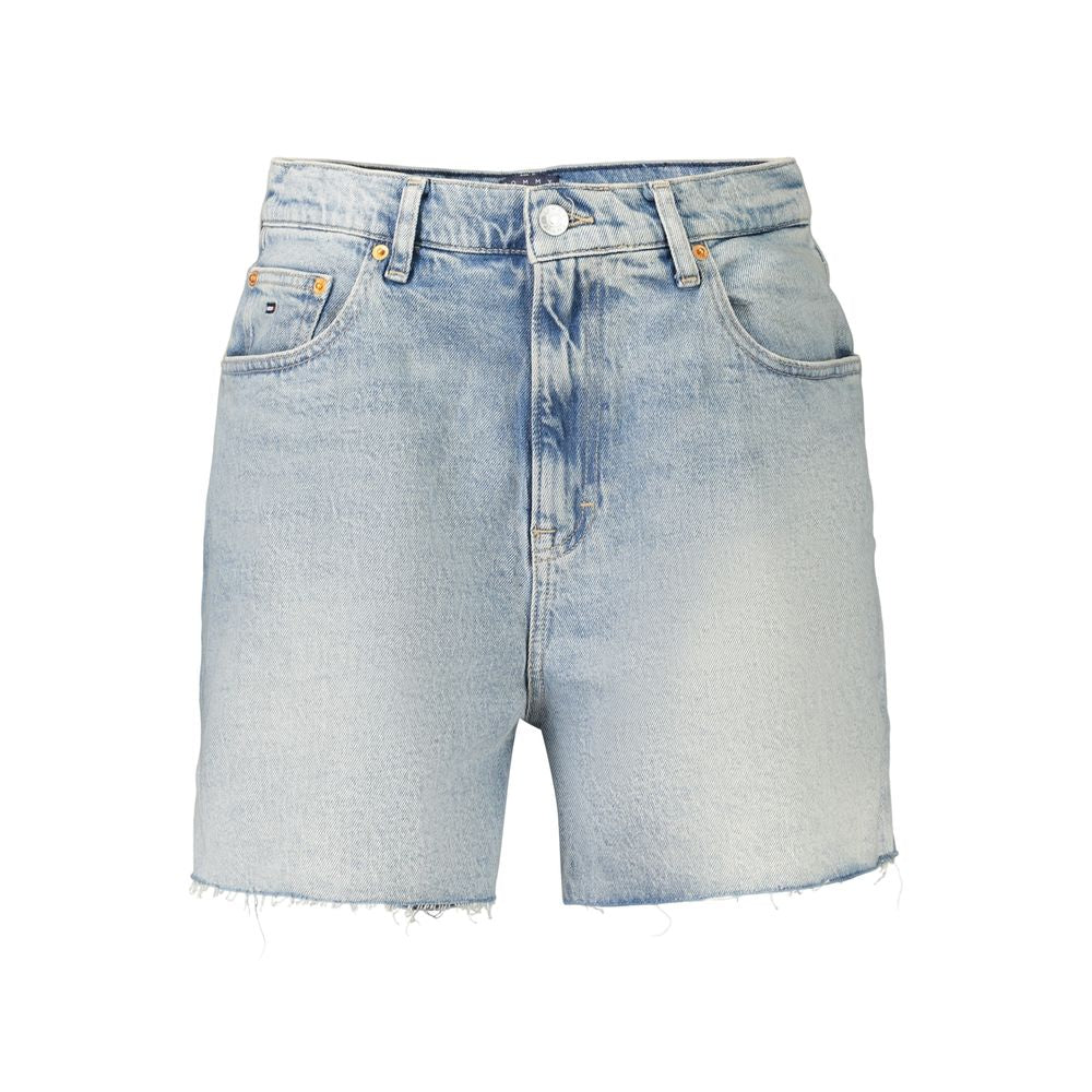 Tommy Hilfiger Azzurro Cotton Women's Short Tommy Hilfiger