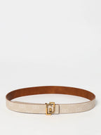 Liu Jo Beige Leather Regular Belt Liu Jo