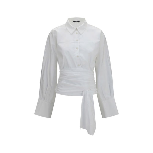7FOR White Cotton Dress Shirt 7FOR