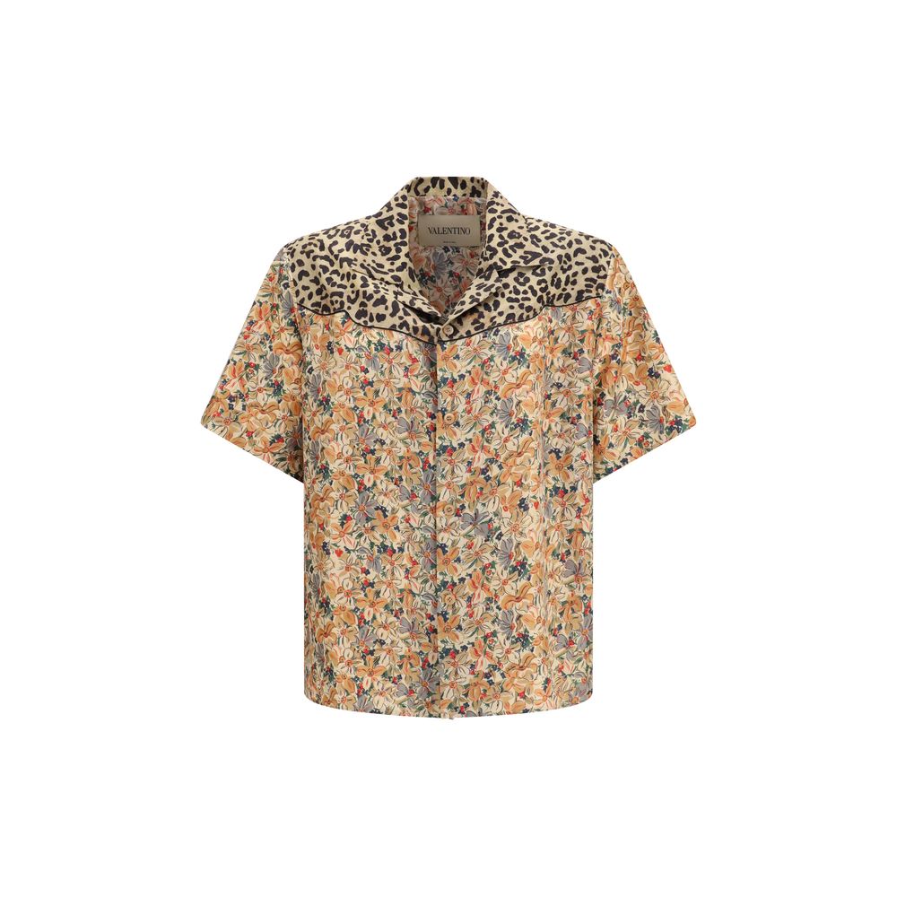 Valentino Garavani Multicolor Silk Pattern Shirt Valentino Garavani