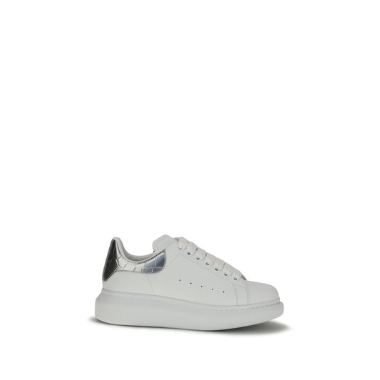 Alexander McQueen White Calf Leather Bos Taurus Platform Sneakers Alexander McQueen