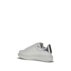 Alexander McQueen White Calf Leather Bos Taurus Platform Sneakers