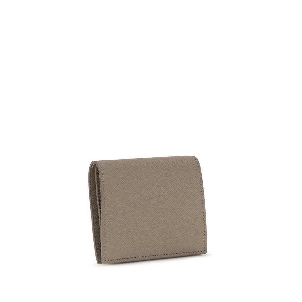 Ferragamo Beige Calf Leather Bos Taurus Shoulder Bag Ferragamo