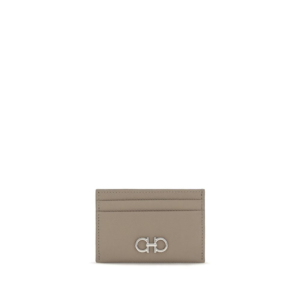 Ferragamo Beige Calf Leather Bos Taurus Wallet Ferragamo