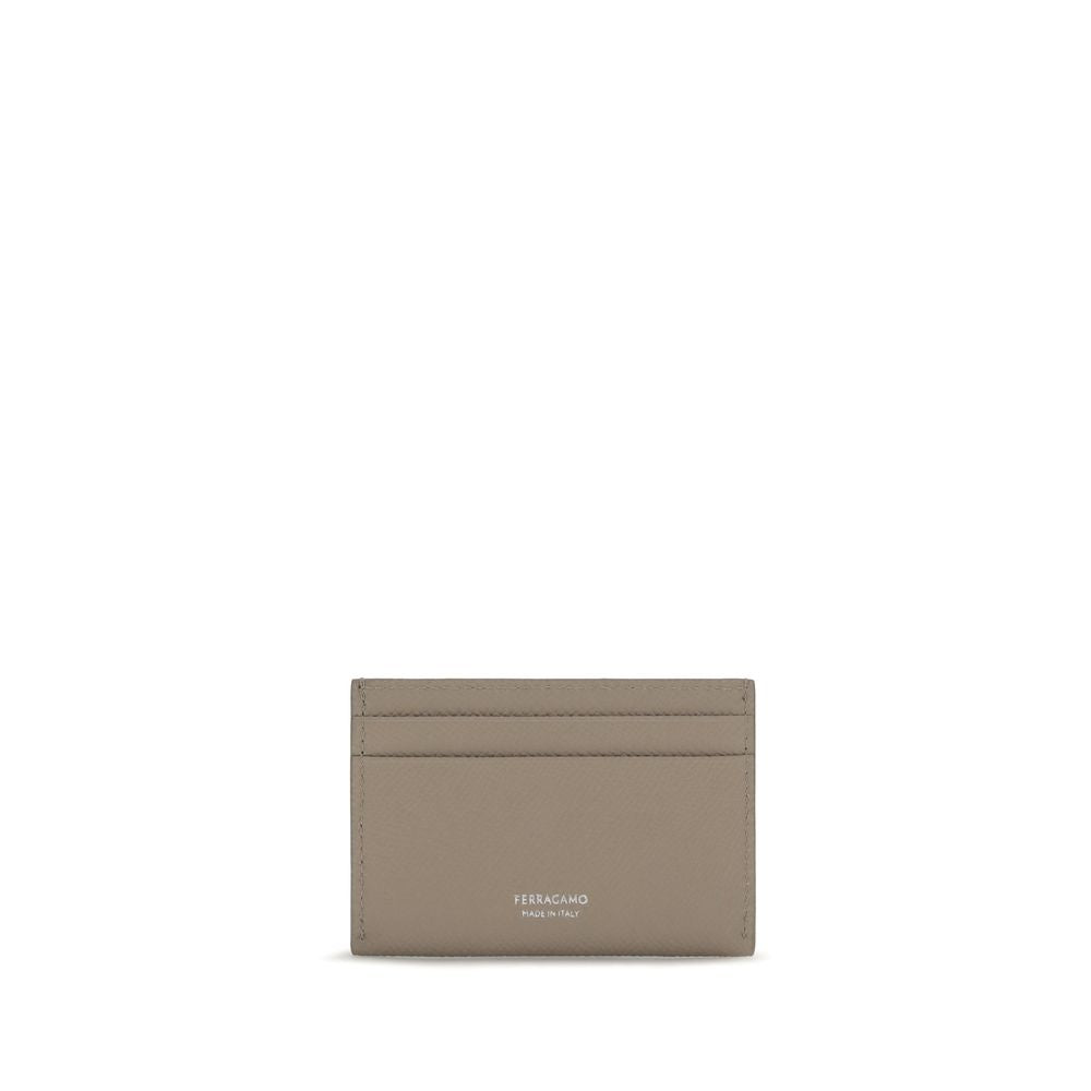 Ferragamo Beige Calf Leather Bos Taurus Wallet Ferragamo