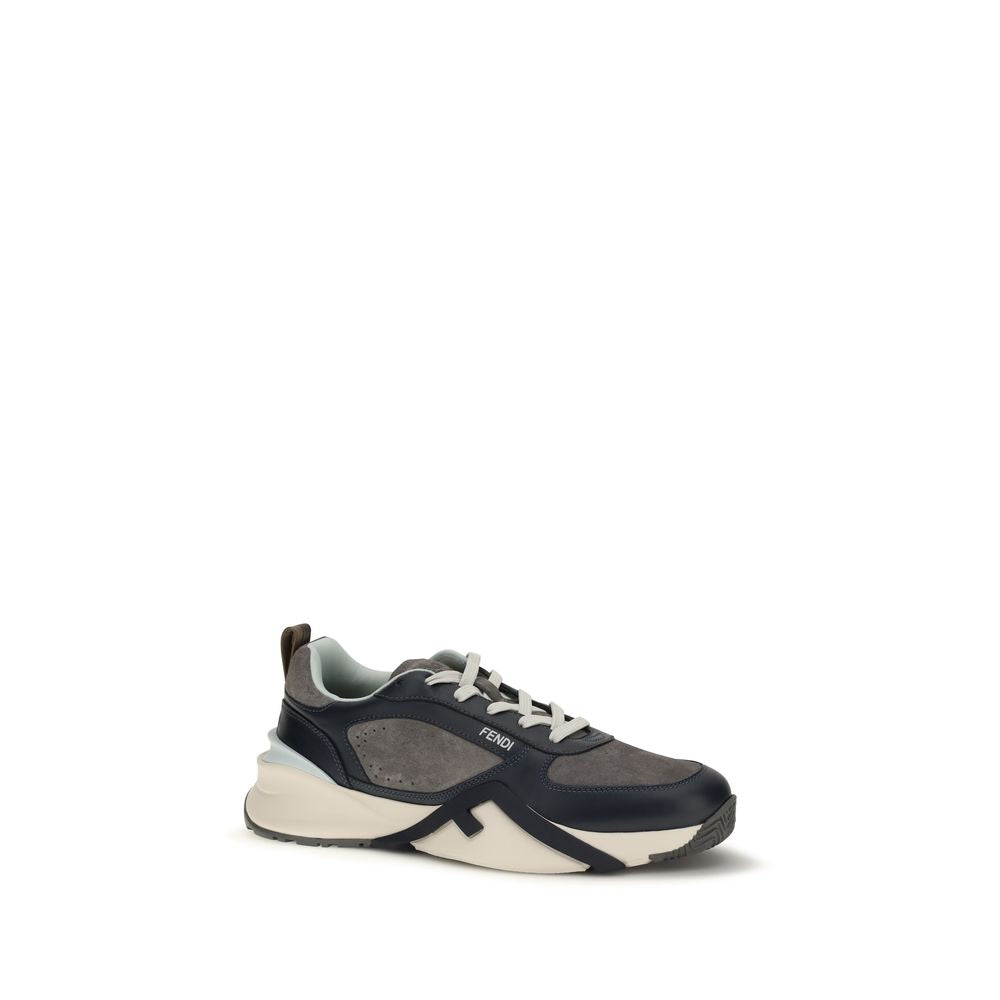 Fendi Multicolor Calf Leather Bos Taurus Athletic Sneakers Fendi