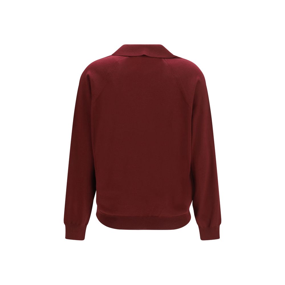 Miu Miu Bordeaux Wool Oves Aries Cardigan Miu Miu