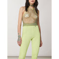 Patrizia Pepe Yellow Polyester Tank Tops
