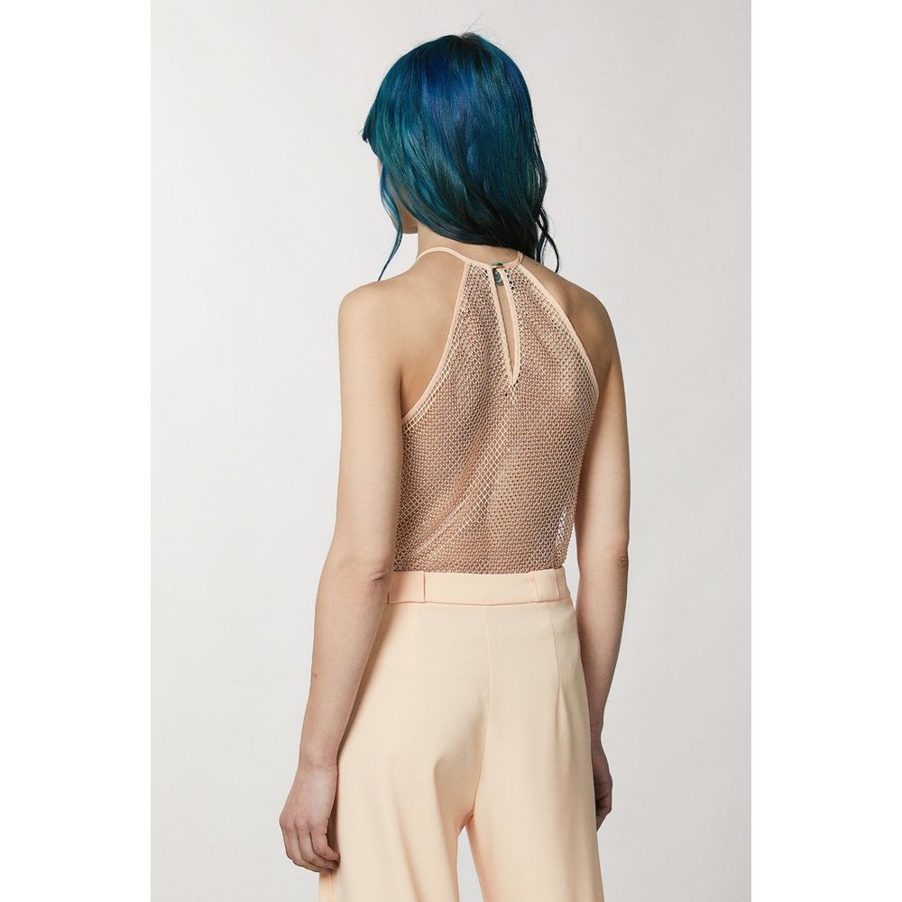Patrizia Pepe Pink Polyester Tank Tops Patrizia Pepe