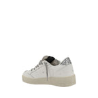 Golden Goose Silver Calf Leather Bos Taurus Low Top Sneakers Golden Goose