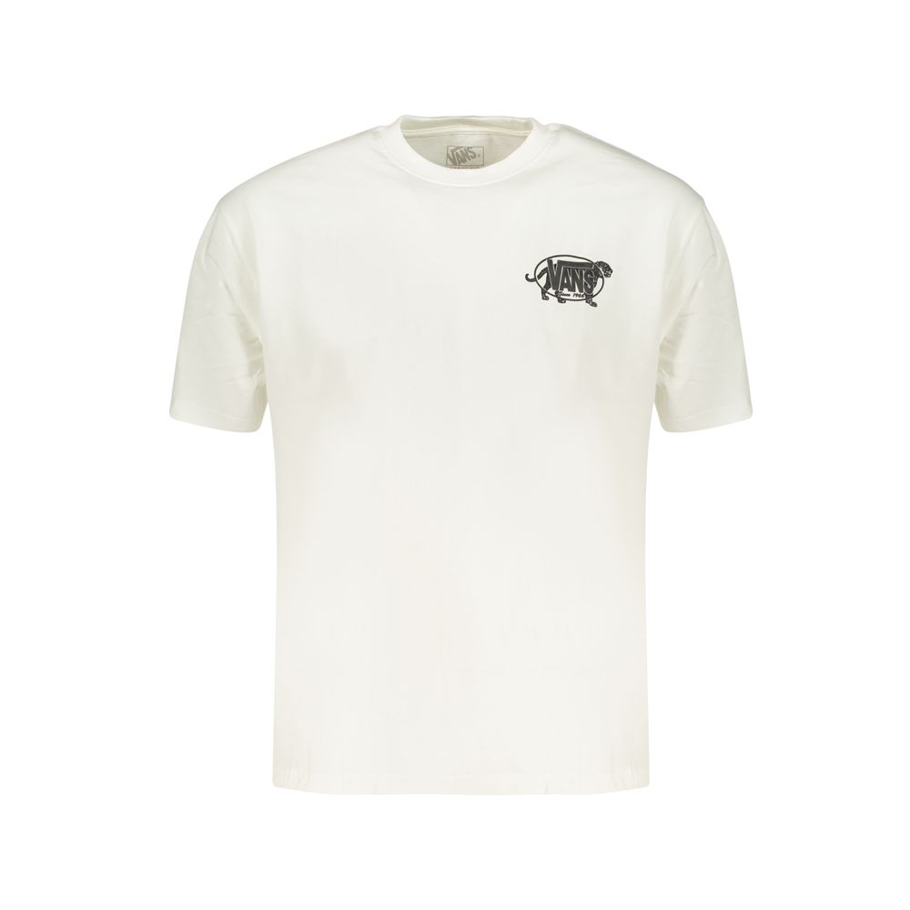 Vans White Cotton Men's T-Shirt Vans