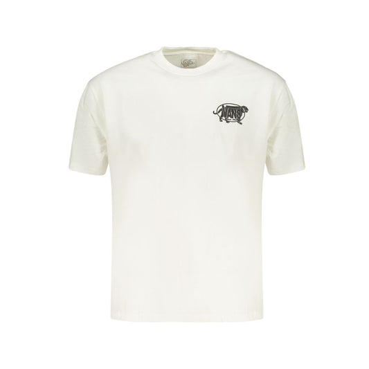Vans White Cotton Men's T-Shirt Vans