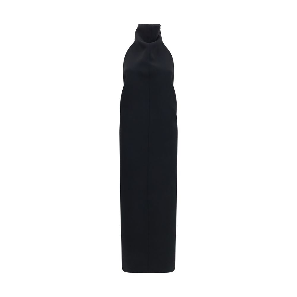 Khaite Black Polyester Cocktail Dress Khaite