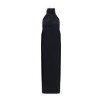 Khaite Black Polyester Cocktail Dress Khaite