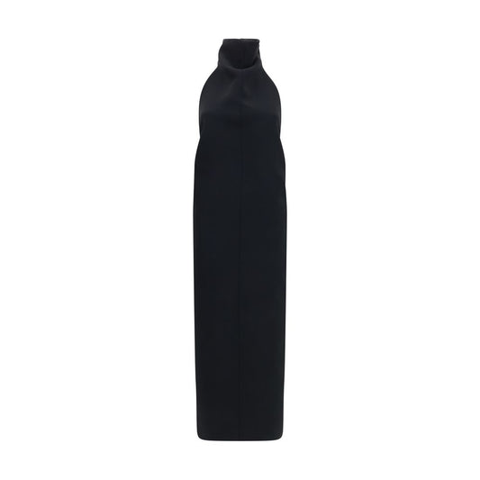 Khaite Black Polyester Cocktail Dress Khaite