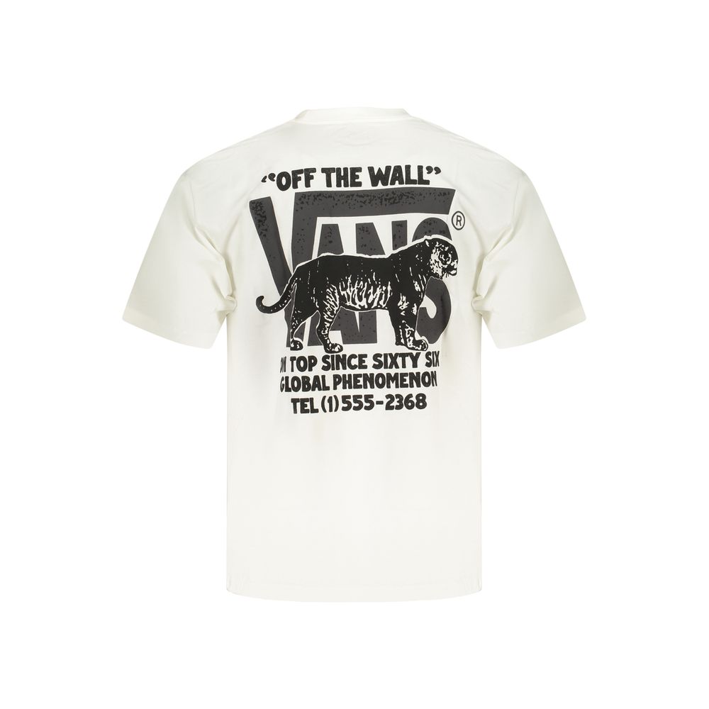 Vans White Cotton Men's T-Shirt Vans