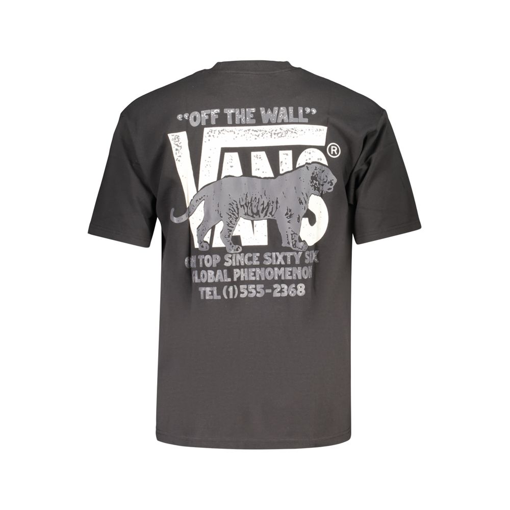 Vans Black Cotton Men's T-Shirt Vans