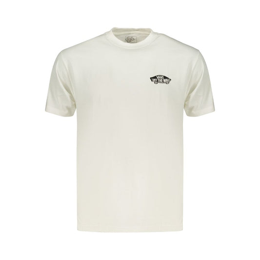 Vans White Cotton Men's T-Shirt Vans
