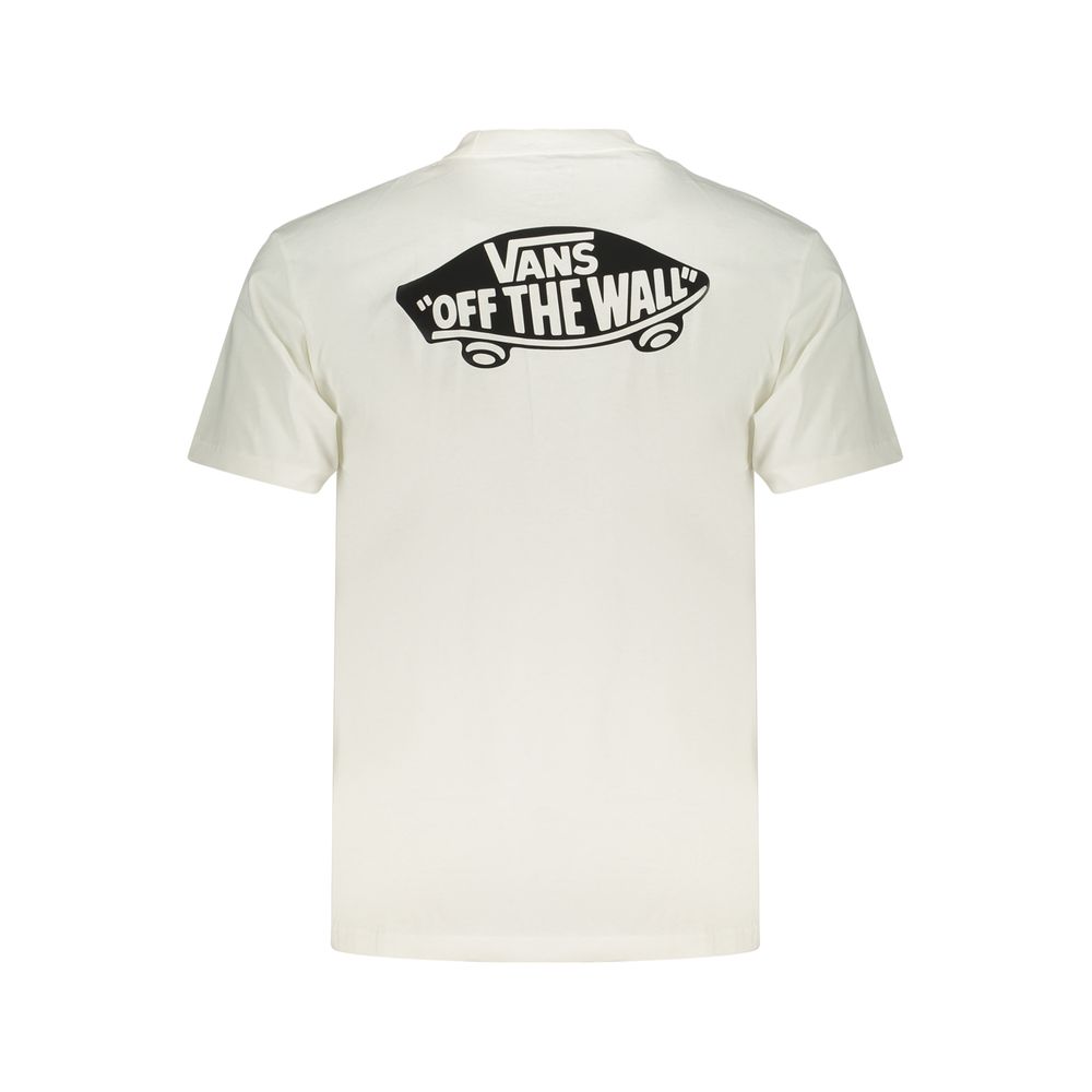 Vans White Cotton Men's T-Shirt Vans