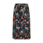 Gucci Multicolor Silk Midi Skirt