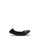 Gucci Black Calf Leather Bos Taurus Ballet Flats