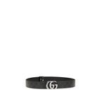 Gucci Black Cotton Belt