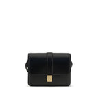 Khaite Black Calf Leather Bos Taurus Shoulder Bag