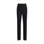 Gucci Black Silk Dress Pants